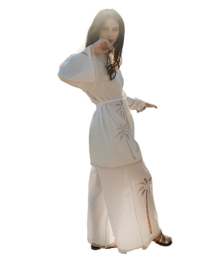 Mykonos Kimono + Long Trouser