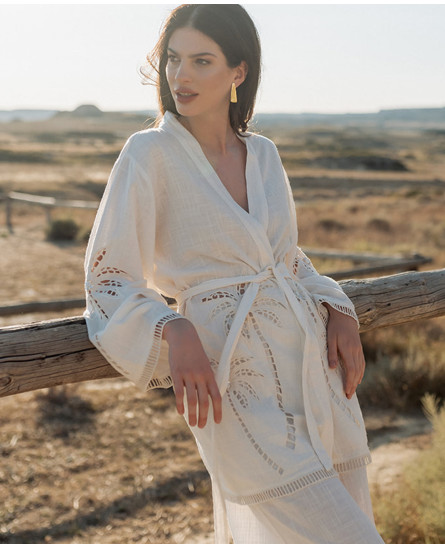 Mykonos Kimono + Long Trouser