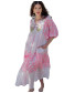 Ambar Pink Neon Long Dress