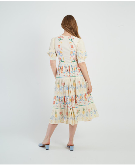P615034 Ginette Robe - Ecru