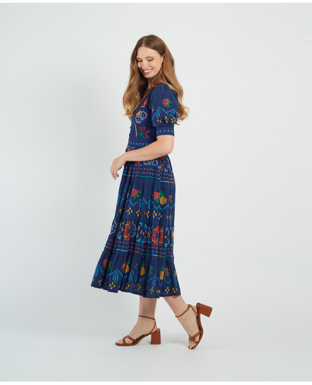 P615034 Ginette Robe - Navy