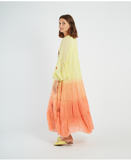 P615058 Gretel Robe - Jaune