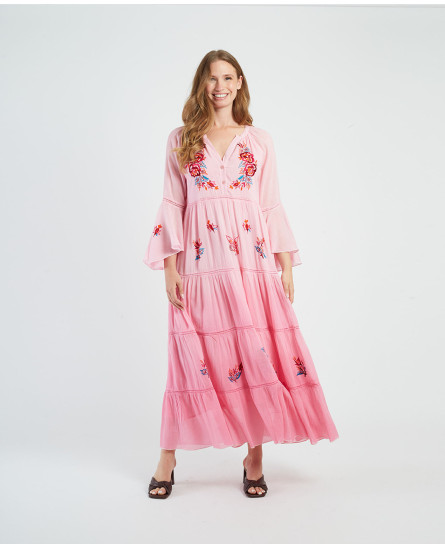 P615058 Gretel Robe - Pink