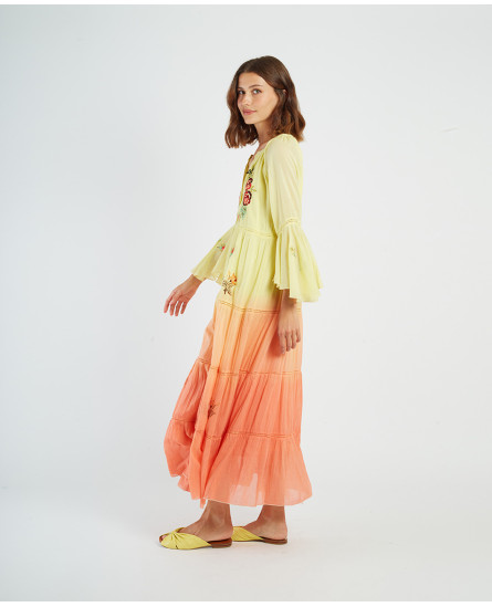 P615058 Gretel Robe - Jaune