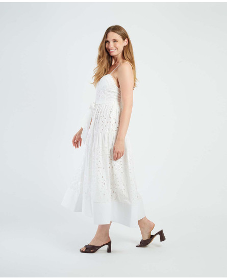 Guyana Robe - White