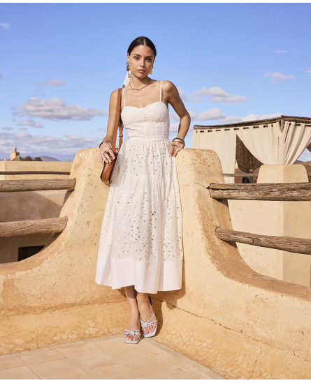 Guyana Robe - White