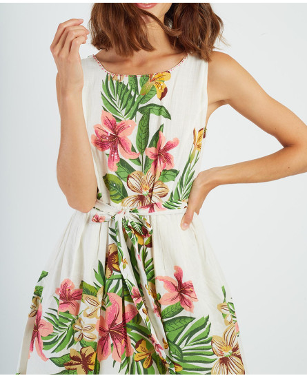 Montserrat Robe - Ecru