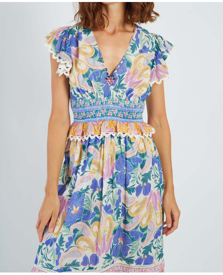 Mounia Robe -  Rose Pink
