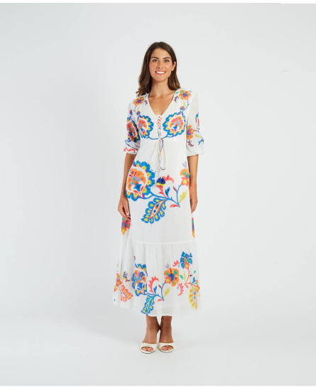 Myosotis Robe - Off White