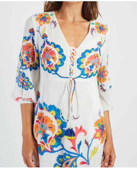Myosotis Robe - Off White