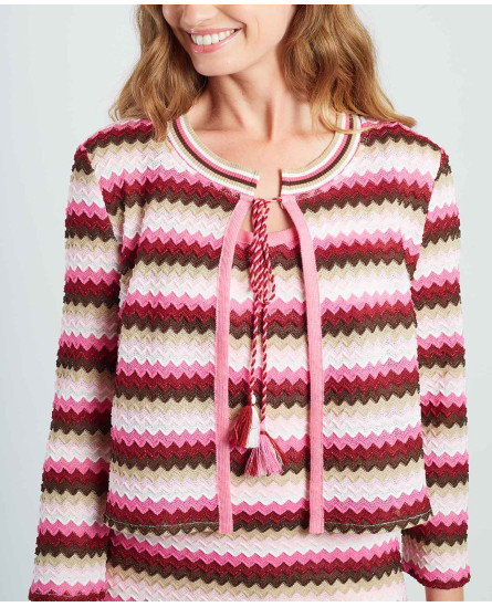 Patty Gillet Maille + Fiby Robe Maille - Pink