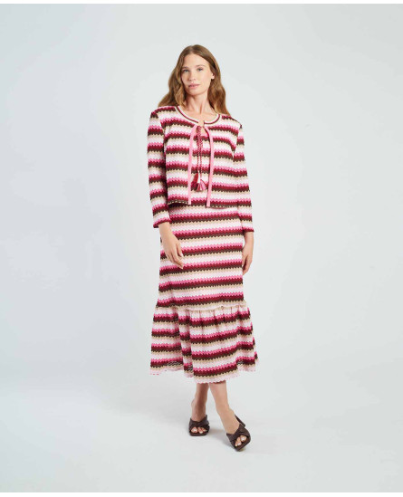 Patty Gillet Maille + Fiby Robe Maille - Pink