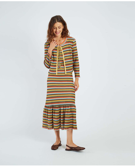 Patty Gillet Maille + Fiby Robe Maille - Khaki