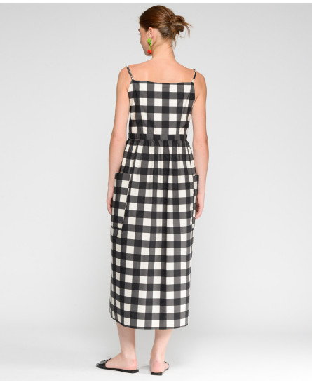 Black & White Gingham Dress