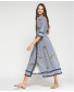 Palm Print Dress