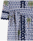 Palm Print Dress
