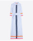 Blue Striped Shirt Dress