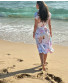 Shell Print Midi Dress