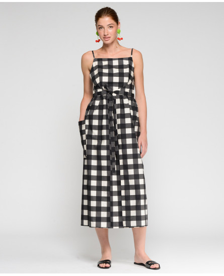 Black & White Gingham Dress