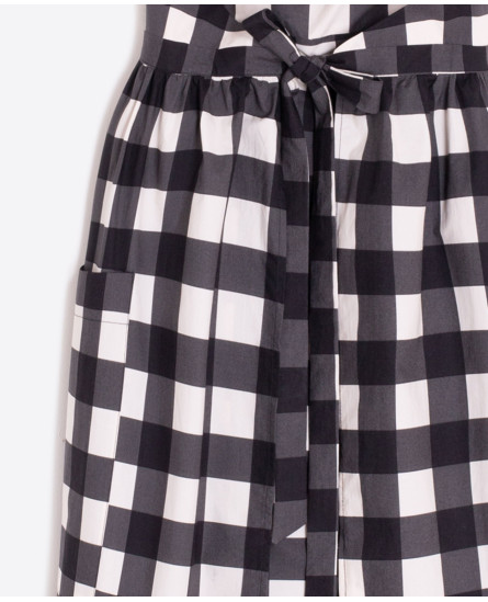 Black & White Gingham Dress