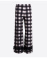 Black Check Blouse + Trousers 