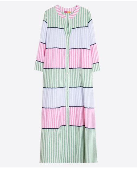 Multi Striped Long Dress