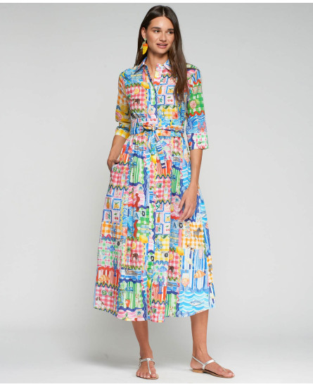 Printed Capri Dress