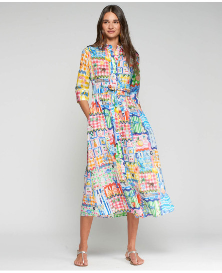 Printed Capri Dress