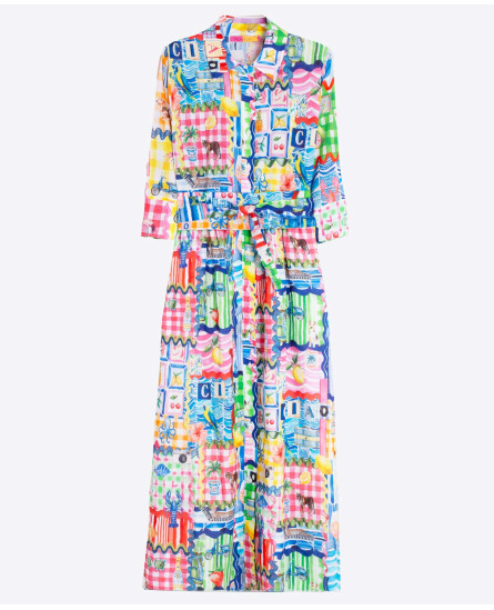 Printed Capri Dress