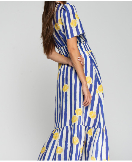 Lemon Striped Dress
