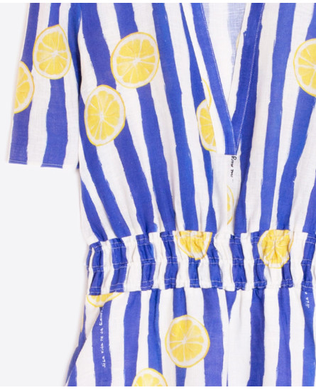 Lemon Striped Dress