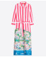Coastel Printe Shirt Dress