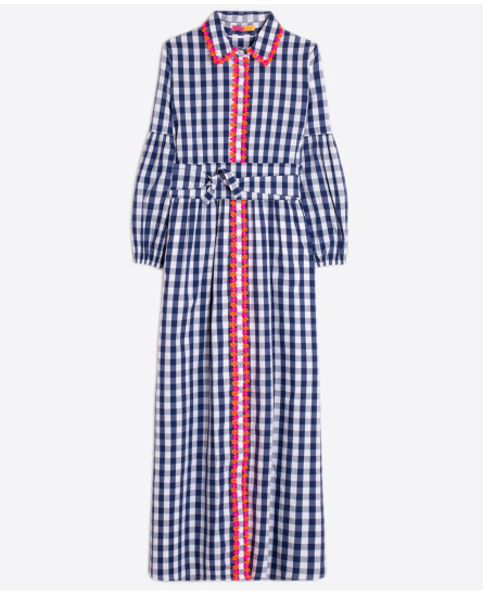 Gingham Shirt Dress