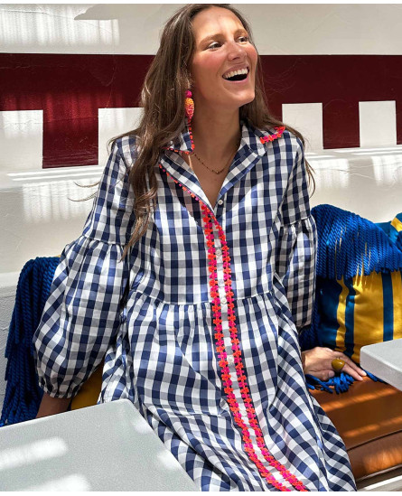 Gingham Shirt Dress