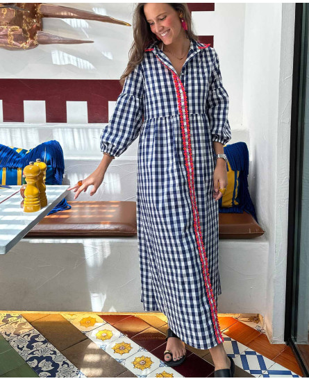 Gingham Shirt Dress