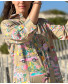 California Printed Shirt Dress