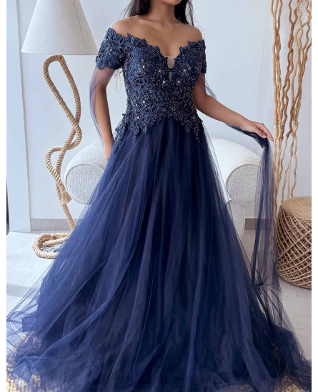 Fairytale Embroidered Dress with long sleeves