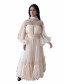 Frill Gown - Beige
