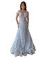 Sequin Embellished Embroidery Tulle Dress