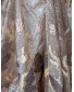 Golden Feather Dress with Stone Work