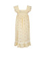 Summer Cherry Checks Dress - Vanila