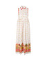 Kilim printed Dress White