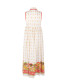 Kilim printed Dress White
