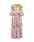Yellow Floral Dress Summer