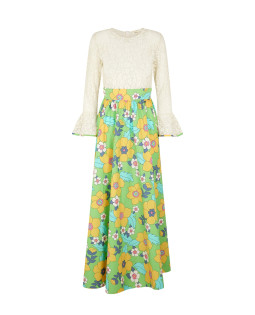 Guipure Dress White
