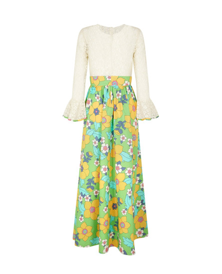 Guipure Dress White