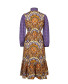 Hindie Caftan Floral Winter Voilet