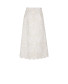 Embossed Work White Skirt