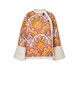 Jacket combination with prints