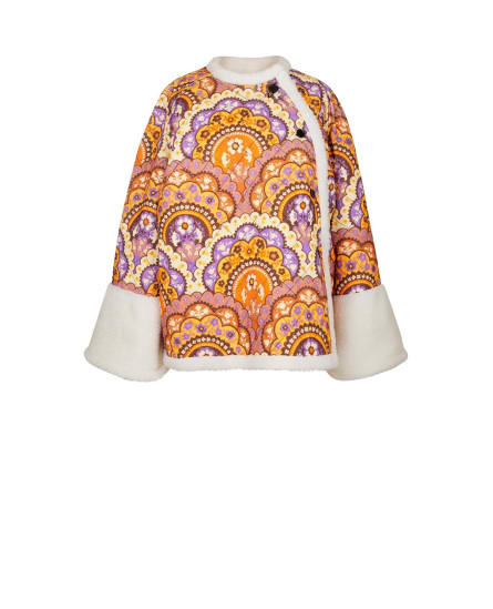 Jacket combination with prints